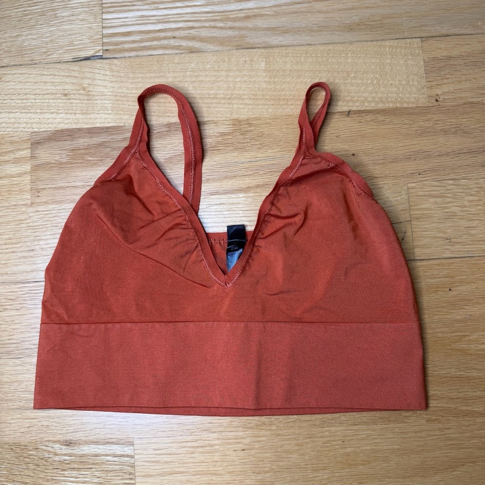 Out from Under Bralette Burnt Orange XS/S EUC Festival Coachella Athleisure